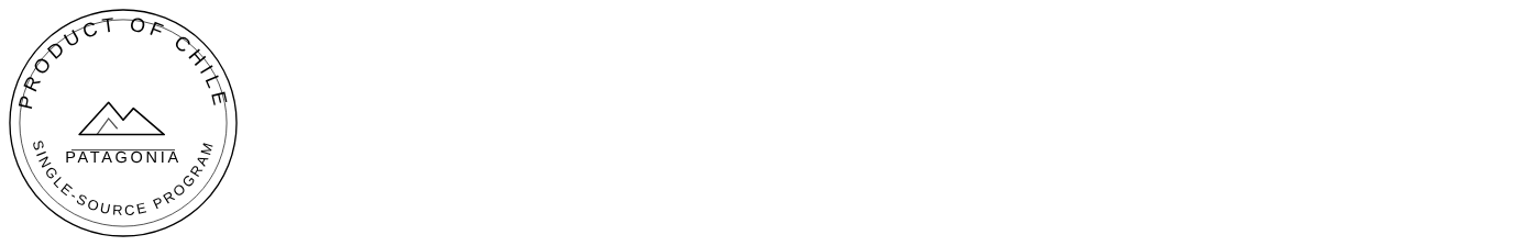 Product of Chile, Patagonia, single-source program